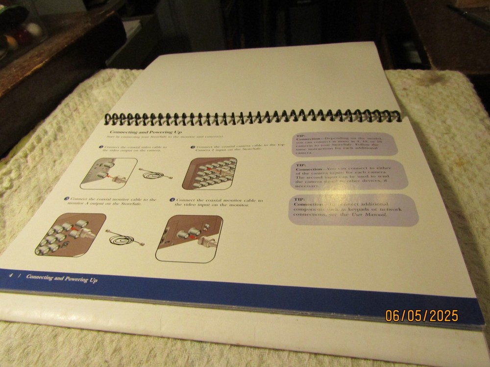 GE SECURITY STORESAFE Quick Start Guide CD Recorder Deck 2004