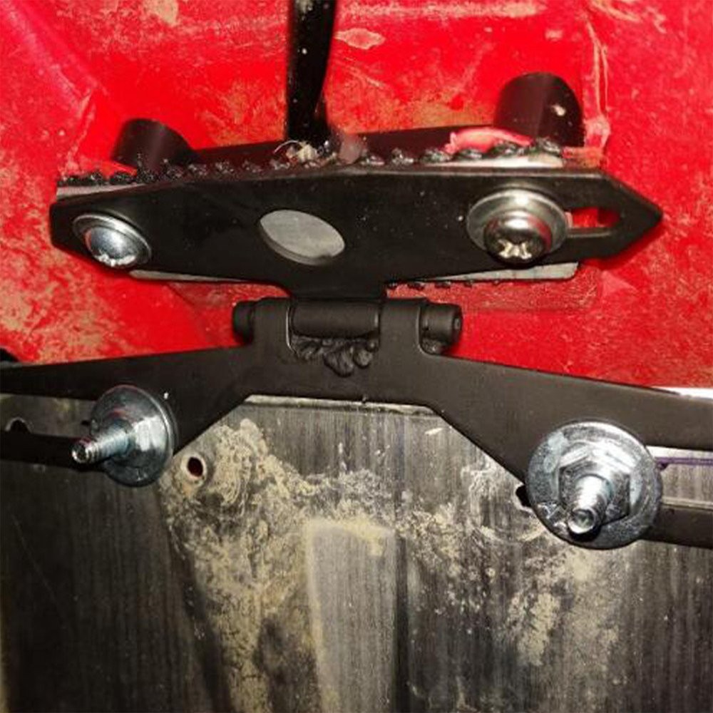 Motorcycle Folding License Plate Bracket Rear Tail Light Holder Mount Universal