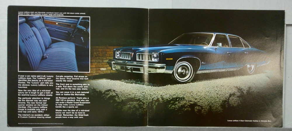 1974 Pontiac LeMans Sales Folder