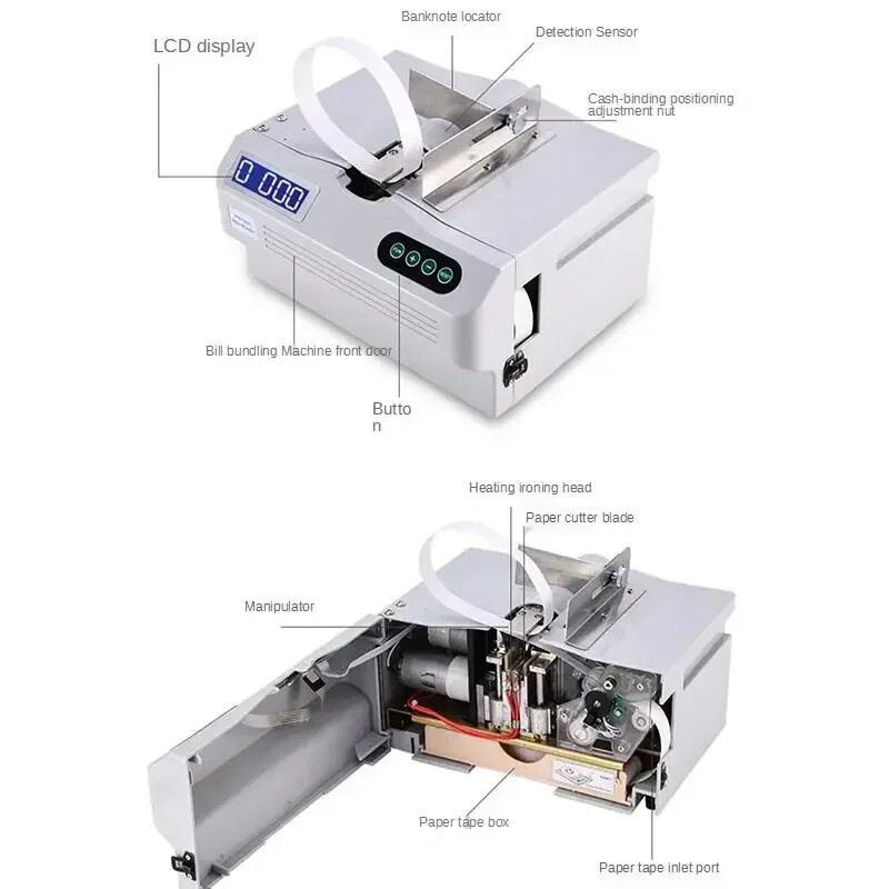 Automatic Paper Tape Binding Machine, Automatic Banknote Binding Machine