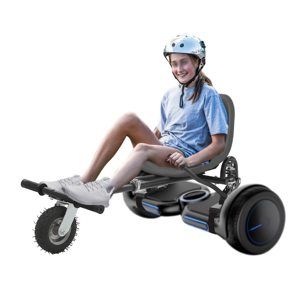 Balancing Scooter Seat Attachment Black Adjustable Hoverboard Seat Attachment