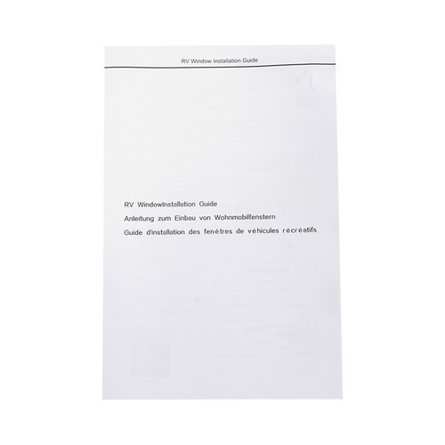 2Pcs RV Rectangular Window Vertical Slide Window Venting Window w/Trim Rings