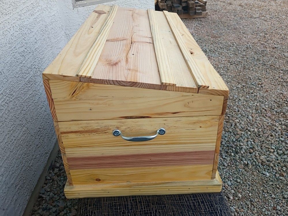 Reclaimed Wood Storage Chest