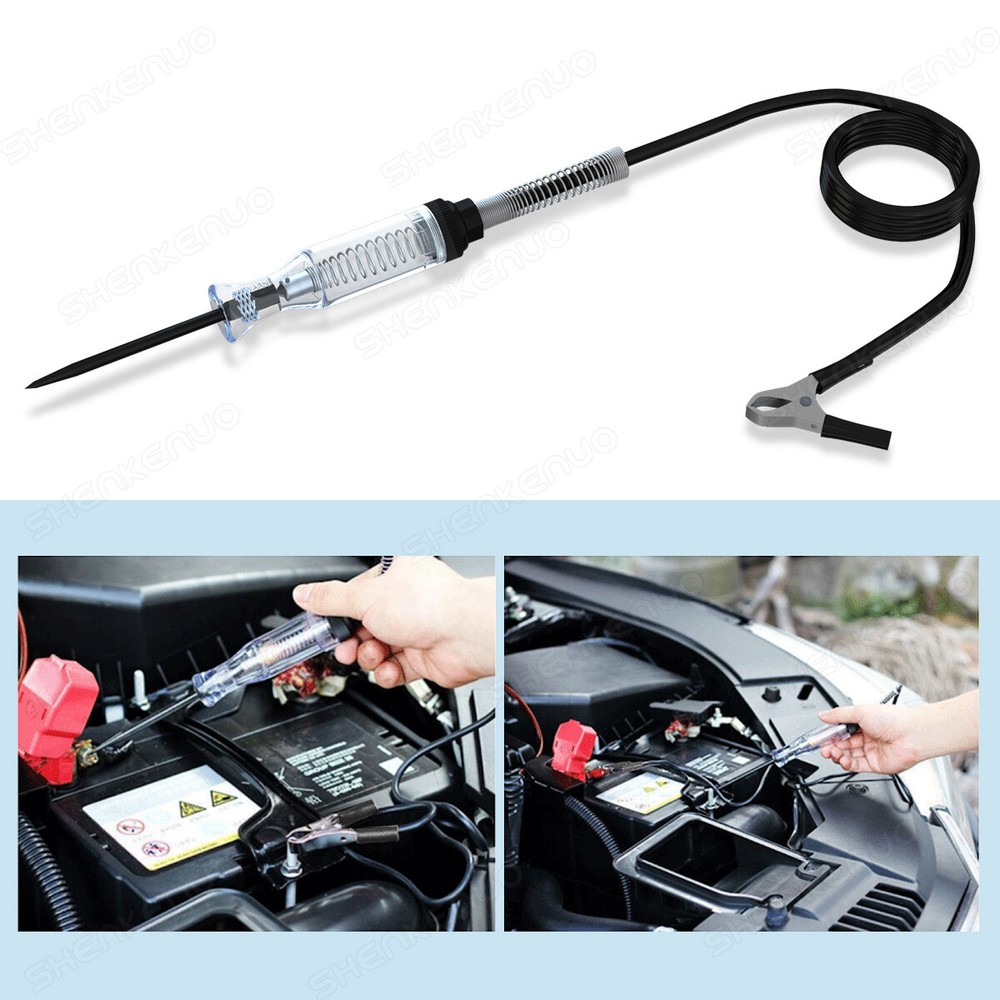 Car Voltage Circuit Tester For 6V/12V DC System Probe Continuity Test Light US
