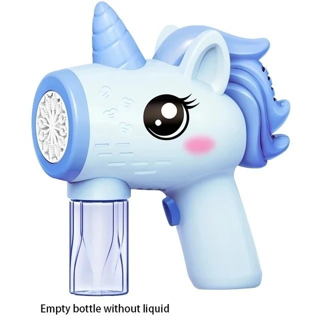 electric bubble gun, toy bubble machine, automatic soap blower with light