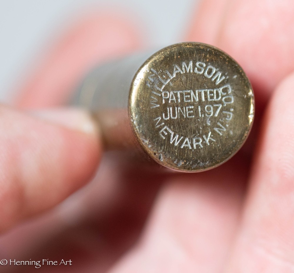 Lovely Antique Corkscrew Bottle Shape, 1897, Not Branded