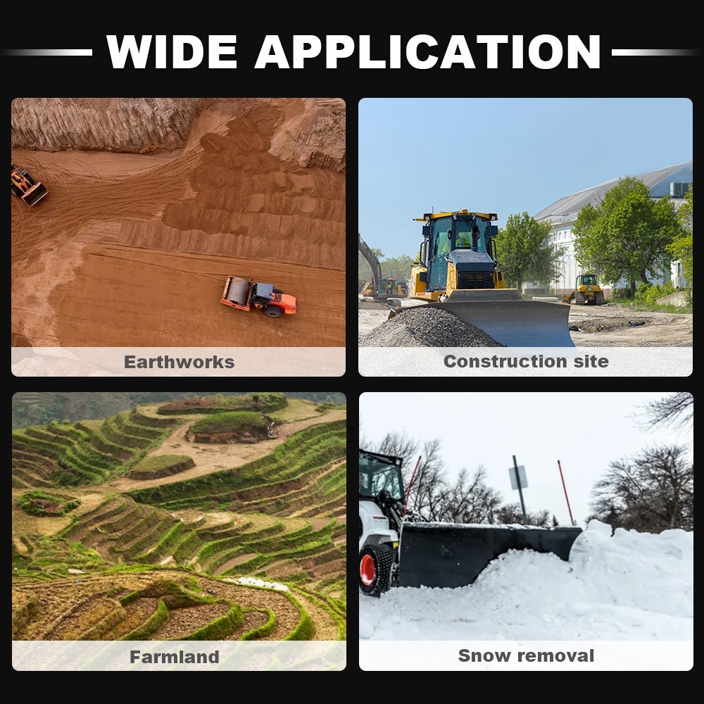HY480C+Bulldozer FREE SHIP/unloading Mini Skid Steer Loader 23HP EPA Engine
