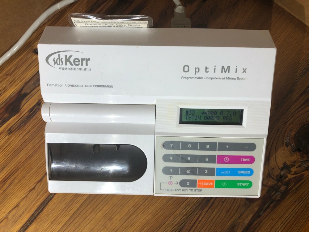 SDS KERR Demetron OptiMix 100 Dental Amalgamator Digital Mixing System -C-
