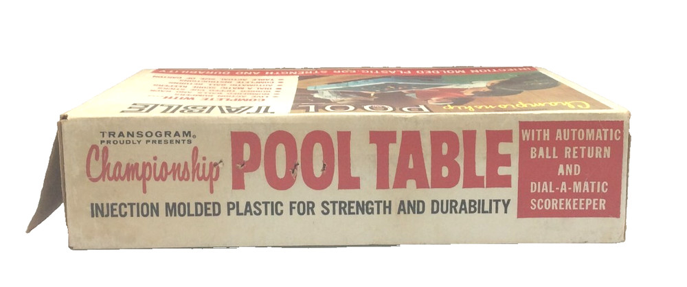 Transogram CHAMPIONSHIP POOL TABLE -AS-IS-
