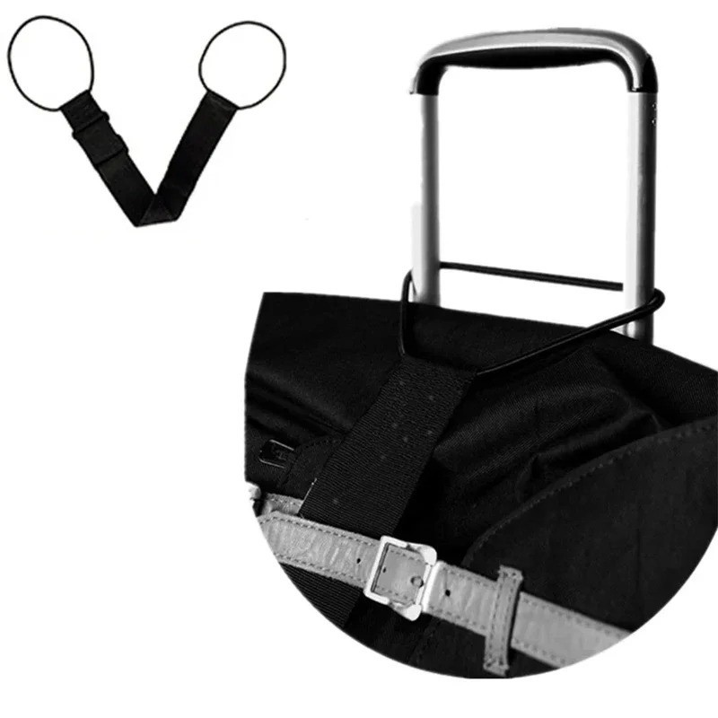 1Pc Adjustable Elastic Luggage Strap Carrier Strap Baggage Bungee Belts Suitcase