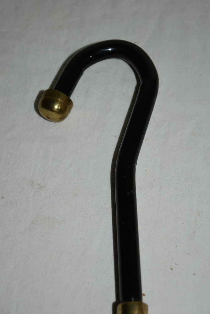 Unique 10 3/4" brass goose flying BOOT Strap puller EUC