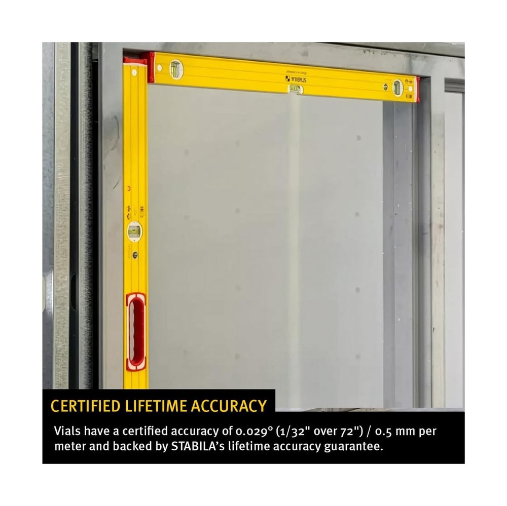 STABILA Type 96M Magnetic Level, 48 Inch 48 in
