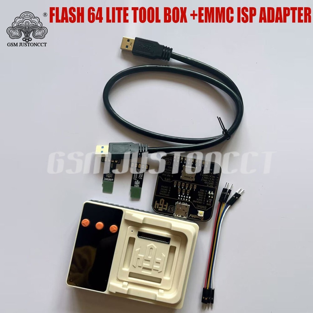 Flash 64 Lite Tool Box f64 emmc isp