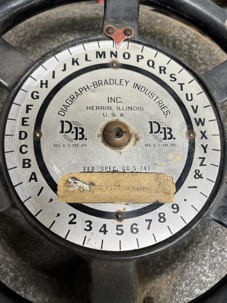 Vintage Diagraph-Bradley Stencil Machine
