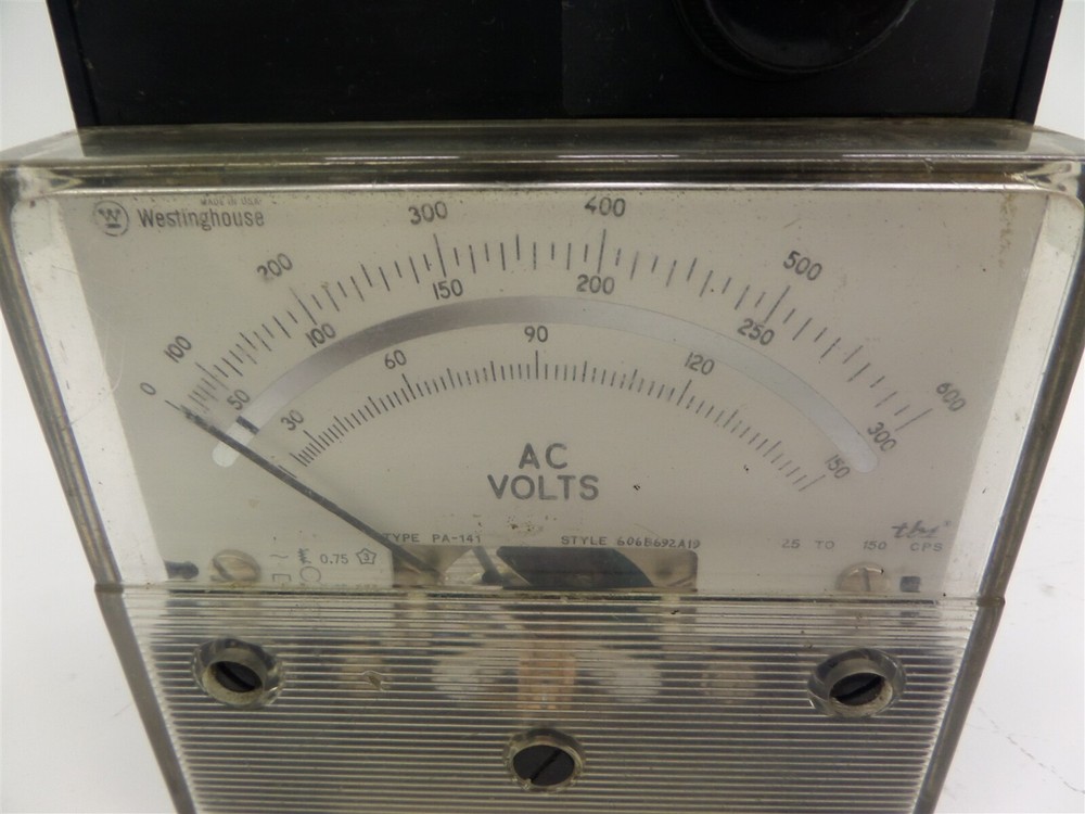 Westinghouse Type PA-141 AC Voltmeter with Case