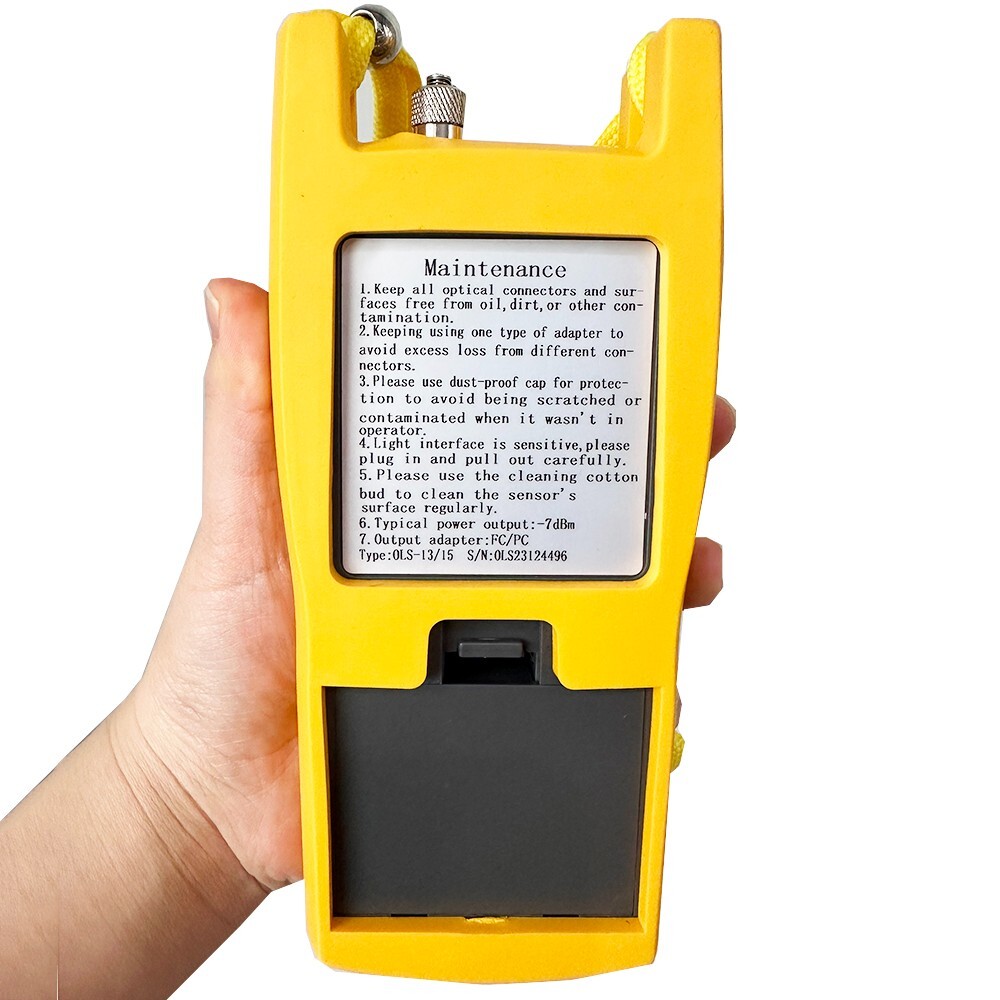 Handheld Optical Light Source With Wavelengths Range 850/1300nm Backlight LCD