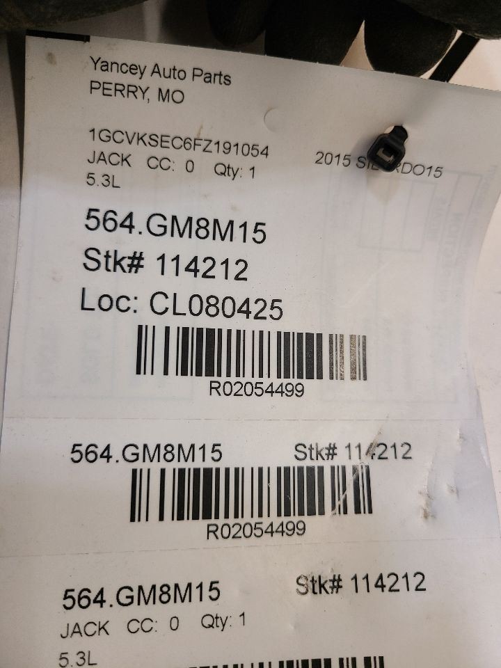 2015 CHEVROLET SILVERADO 1500 Jack