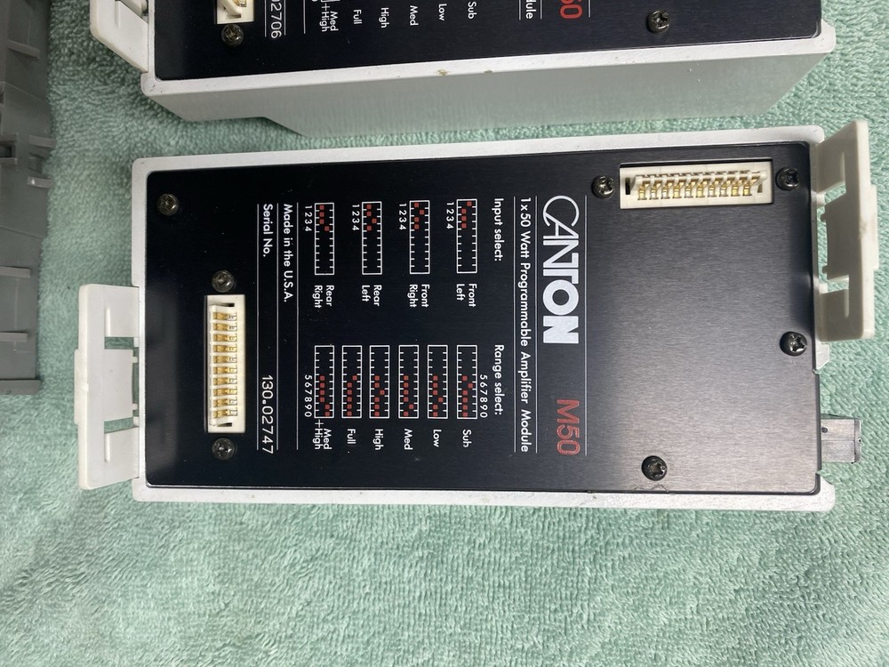 Vintage Canton Mainframe Car Amplifiers