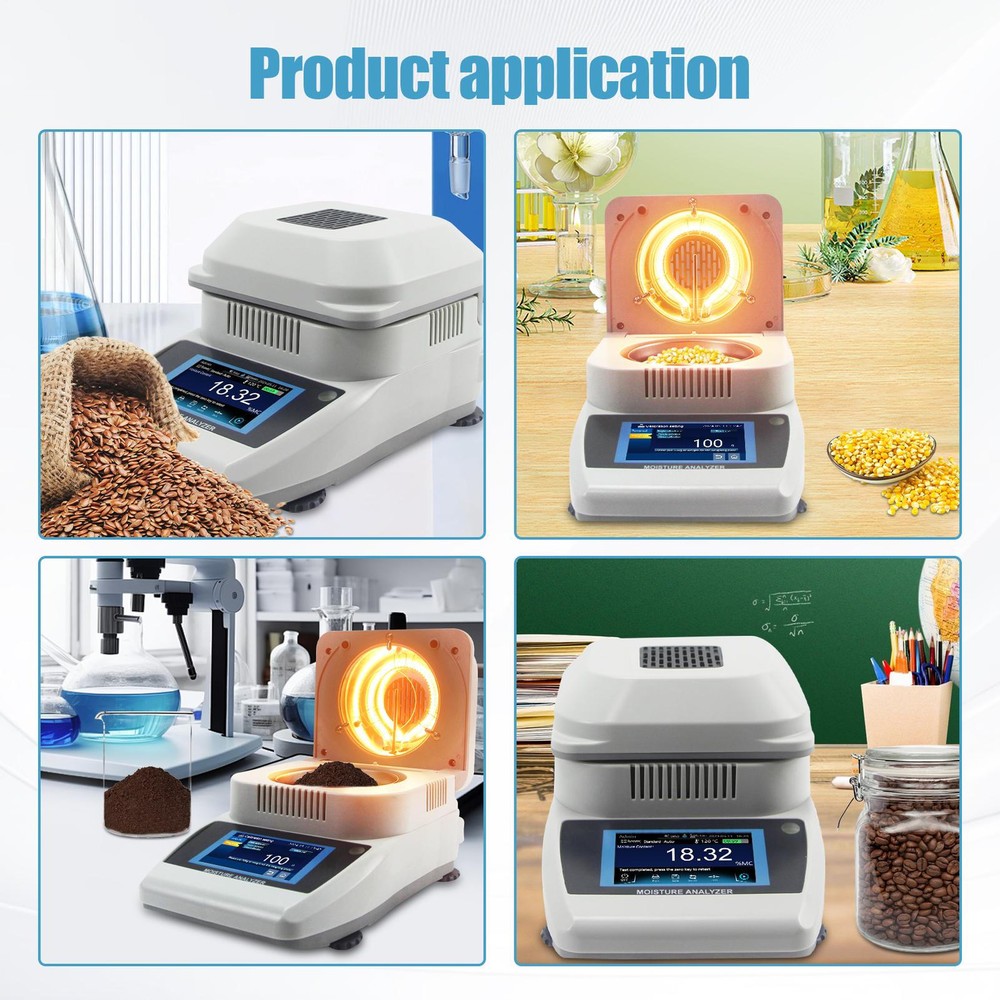 Moisture Analyzer Machine Halogen Heating Lab Moisture Analyzer 120g advantage