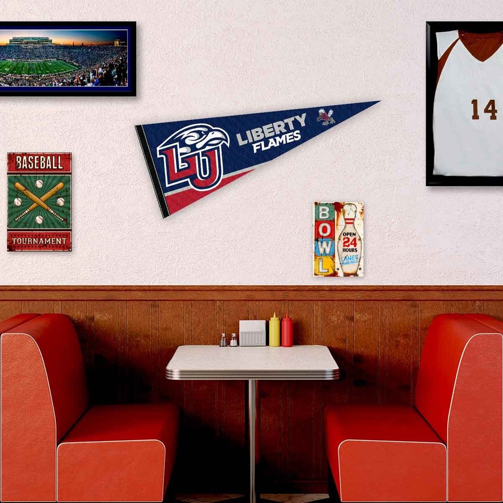 Liberty University 12x30 Felt Pennant