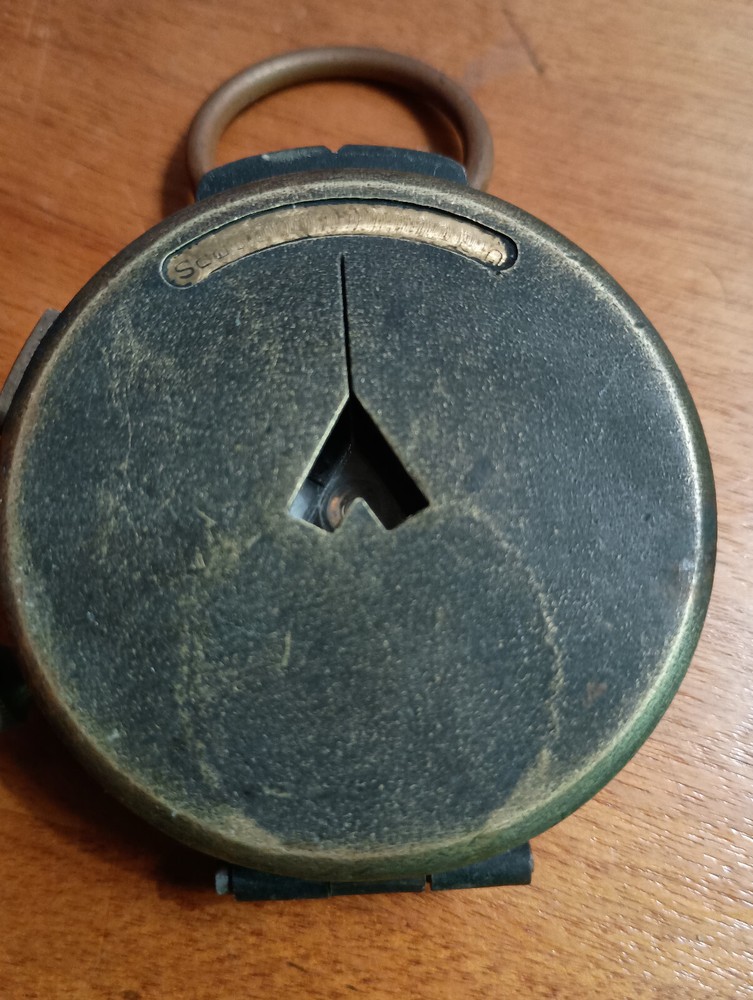 World War I - Brass compass - Plan LTD - Switzerland, perfect working order