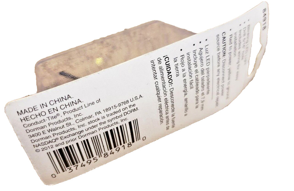 Dorman 84918 Red Alarm LED Light Indicator