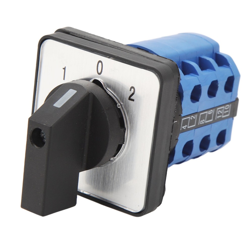 Universal 3 Position Changeover Switch Efficient Rotatory Transfer Switch For Po