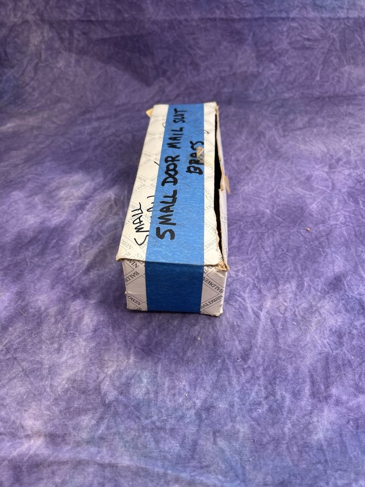 Baldwin Letter Box Plate Brass 0001-030