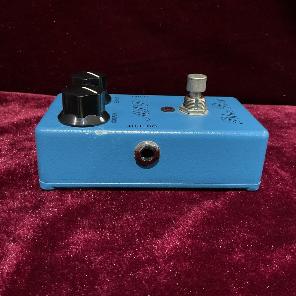 MXR M103 Blue Box Script Reissue Octave Fuzz Guitar Effects Pedal Used
