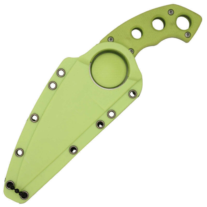 6.5" Tactical Boot Knife Apocalyptic Solid Strike Zombie Killer + Sheath