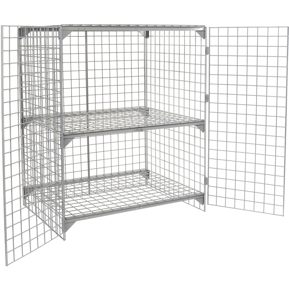 Global Industrial Wire Mesh Security Cage 48 x 36 x 60