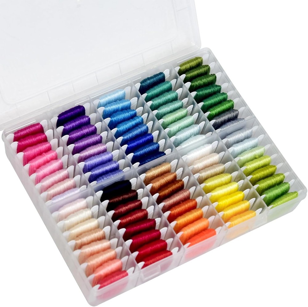Friendship Bracelet String Kit String Bracelet Making Kit with 80 Skeins Embroid