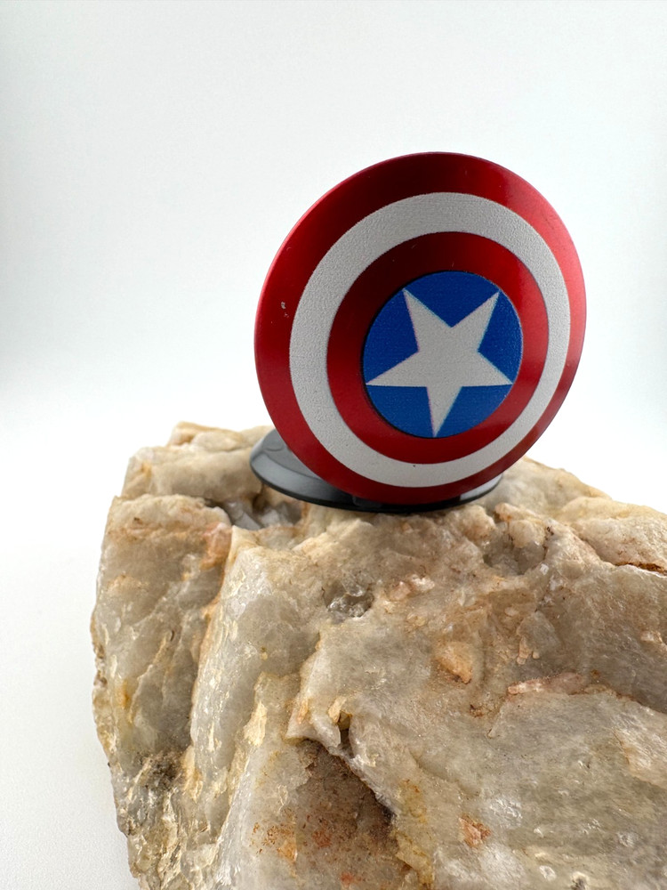 Disney Marvel Captain America Shield Start Stop Push Button Switch Cover NEW
