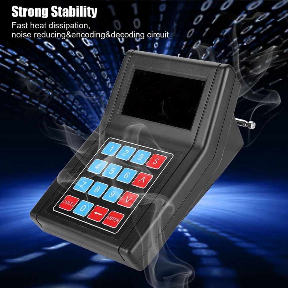 30 Receivers 1 Transmitter Restaurant Table Queuing Wireless Calling System