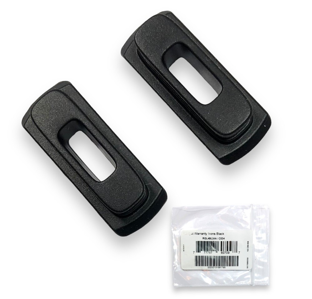 Oakley Catalyst OO9272 Black Rubber Replacement Icon Logo Genuine