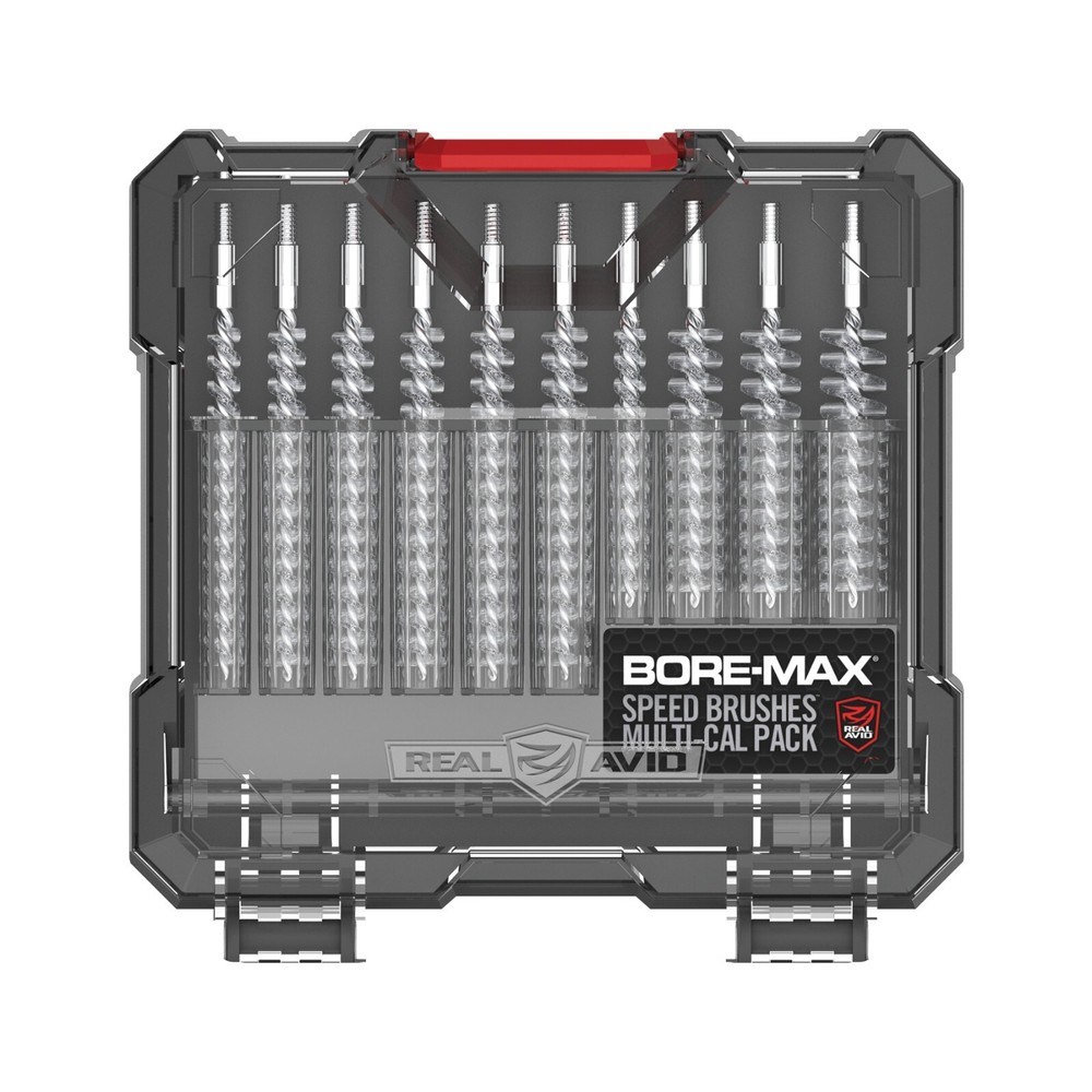 Real Avid Bore-Max Speed Brushes Multi-Cal Pack for Gun Cleaning (AVBMSBS)