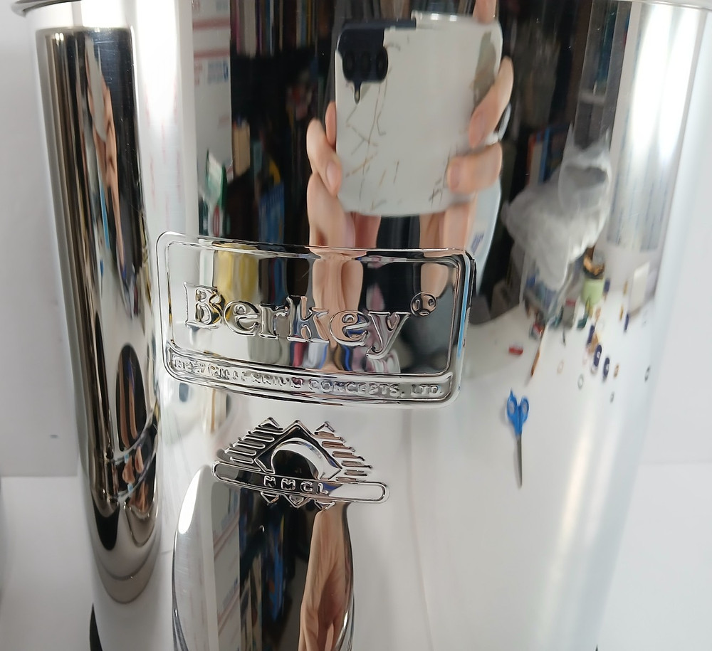 Big Berkey Water Purification System STAINLESS STEEL HOUSING No Filter UNUSED