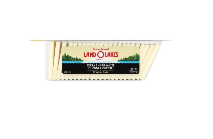 Land O Lakes Cracker Cuts Extra Sharp White Cheddar Cheese, 7 oz (3 Pack)