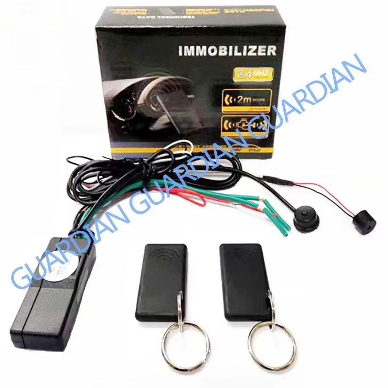 Car Alarm System RFID Immobilizer Wireless Engine Automatic Lock Anti Hijack