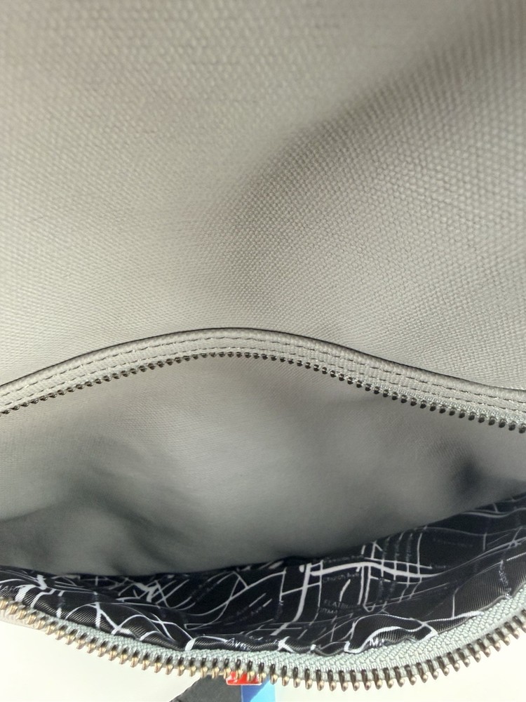 State Brand Grey Backpack Medium Sized With Synchrony Logo On Front