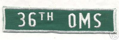 36th OMS patch