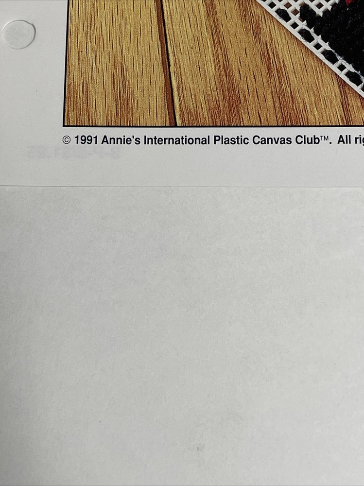 Scottie Plaid Place Mat Annie's Plastic Canvas Pattern