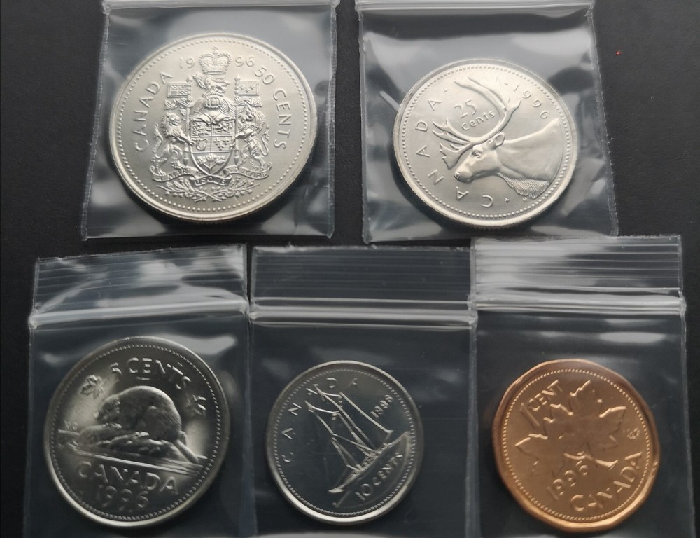 *** CANADA  1996  UNCIRCULATED   COINS  SET ***