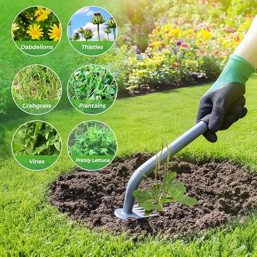 Weed Puller Tool, Portable Garden Weed Pulling Tool,Upgraded Durable Garden