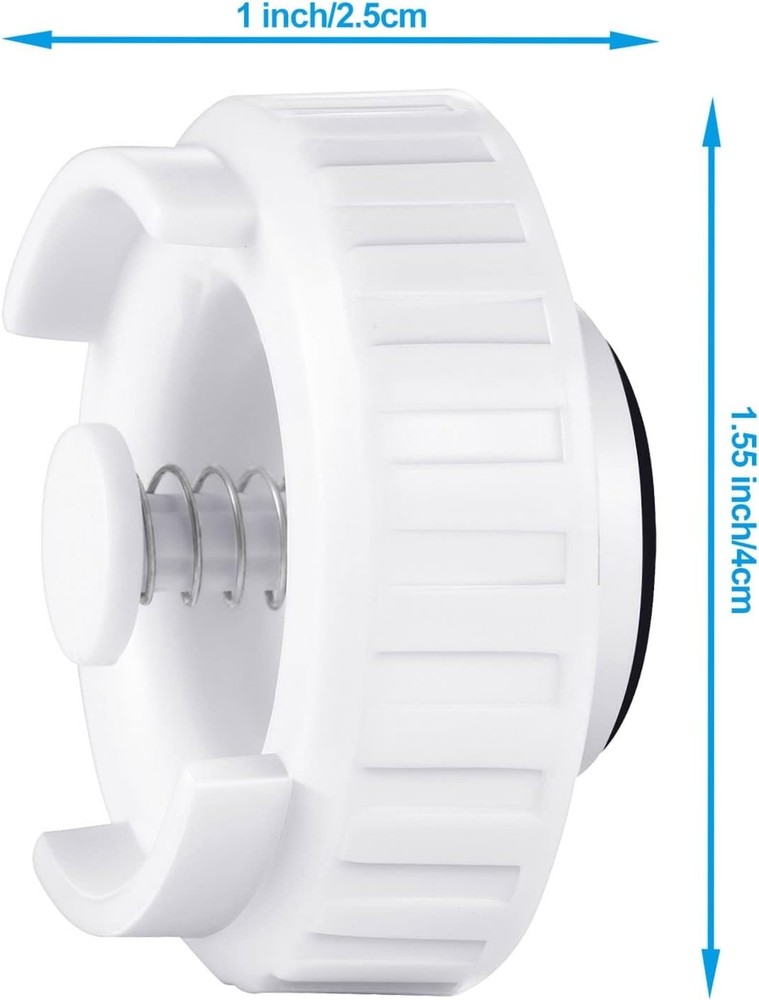 Universal Humidifier Bottle Valve Caps Compatible with Multiple Models - 2 Count