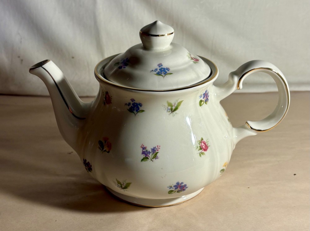 Sadler Floral Pattern 4 Cup Teapot With Lid