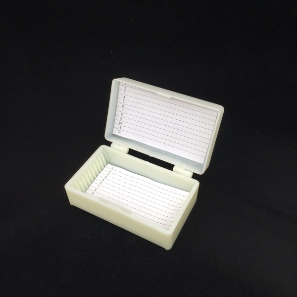 Lab Pathological Slides Storage Box Plastic Microscope Slides Box Holder Case