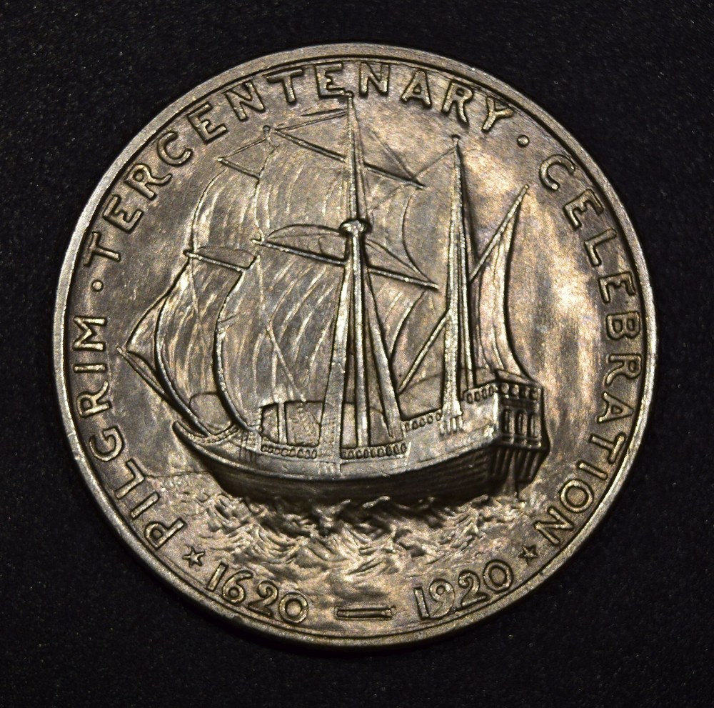 1920 Pilgrim Tercentenary Commemorative Silver Half Dollar "Gem BU"
