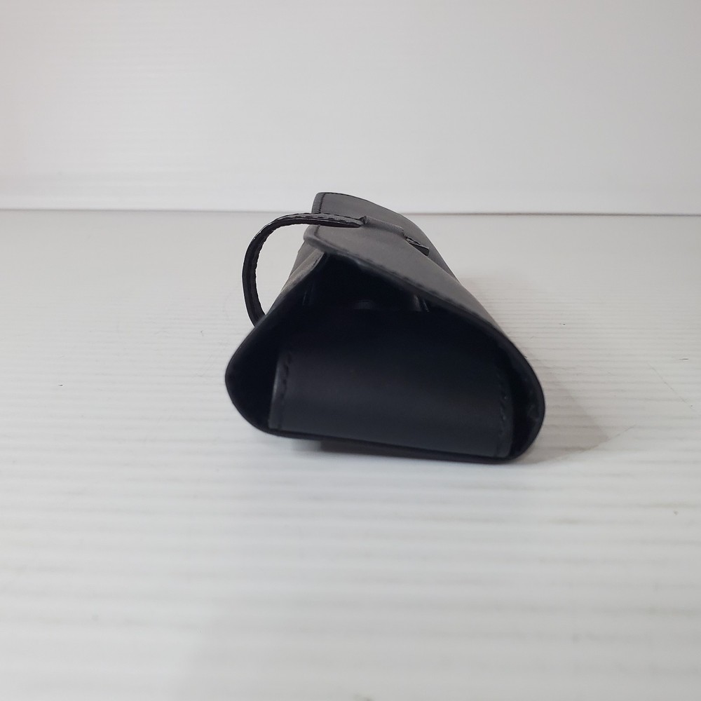 Black Leather Pen Pouch Case Single New In Box Envelope Style
