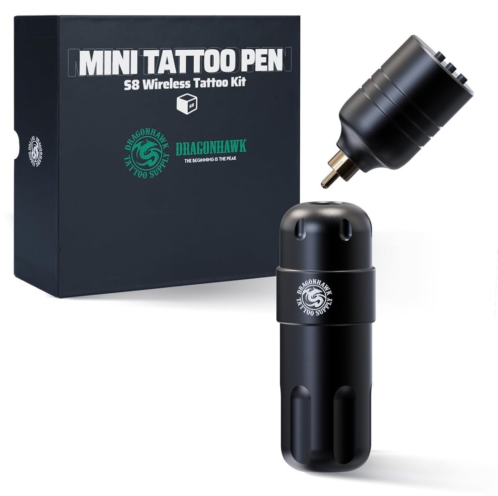 Wireless Tattoo Machine Kit with Ergonomic Design and Safety Inks for Beginners